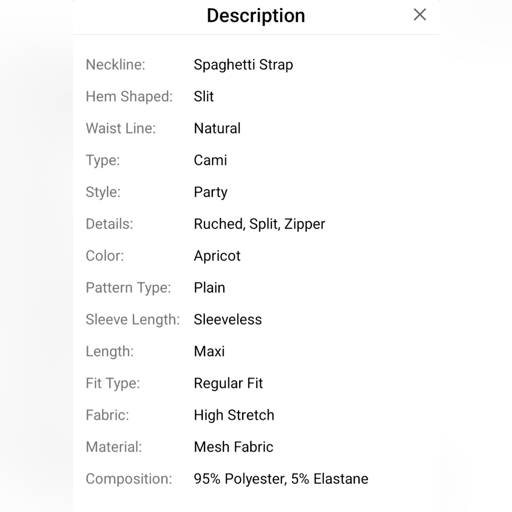 New Sexy Shear Mesh Joyfunear Side Slit Ruched Maxi Cami Dress Nude - Picture 4 of 5